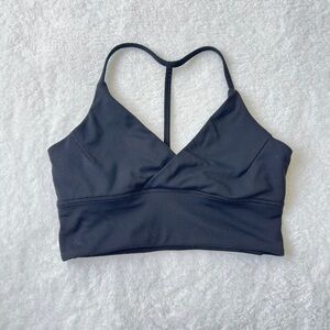 Spiritual Gangster Navy Sports Bra Size M Longline Yoga Athleisure